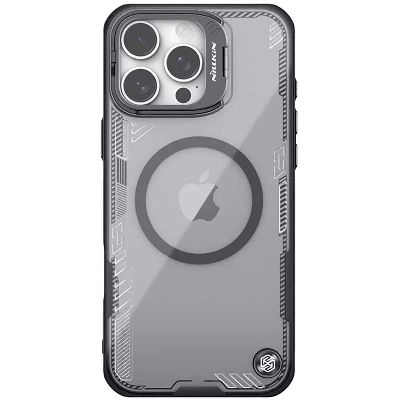 قاب شفاف مگنتی گوشی آیفون 16 پرو مکس نیلکین Iceblade Prop Frame version Magnetic