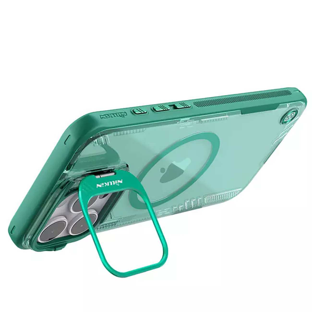 قاب شفاف مگنتی گوشی آیفون 16 پرو مکس نیلکین Iceblade Prop Frame version Magnetic