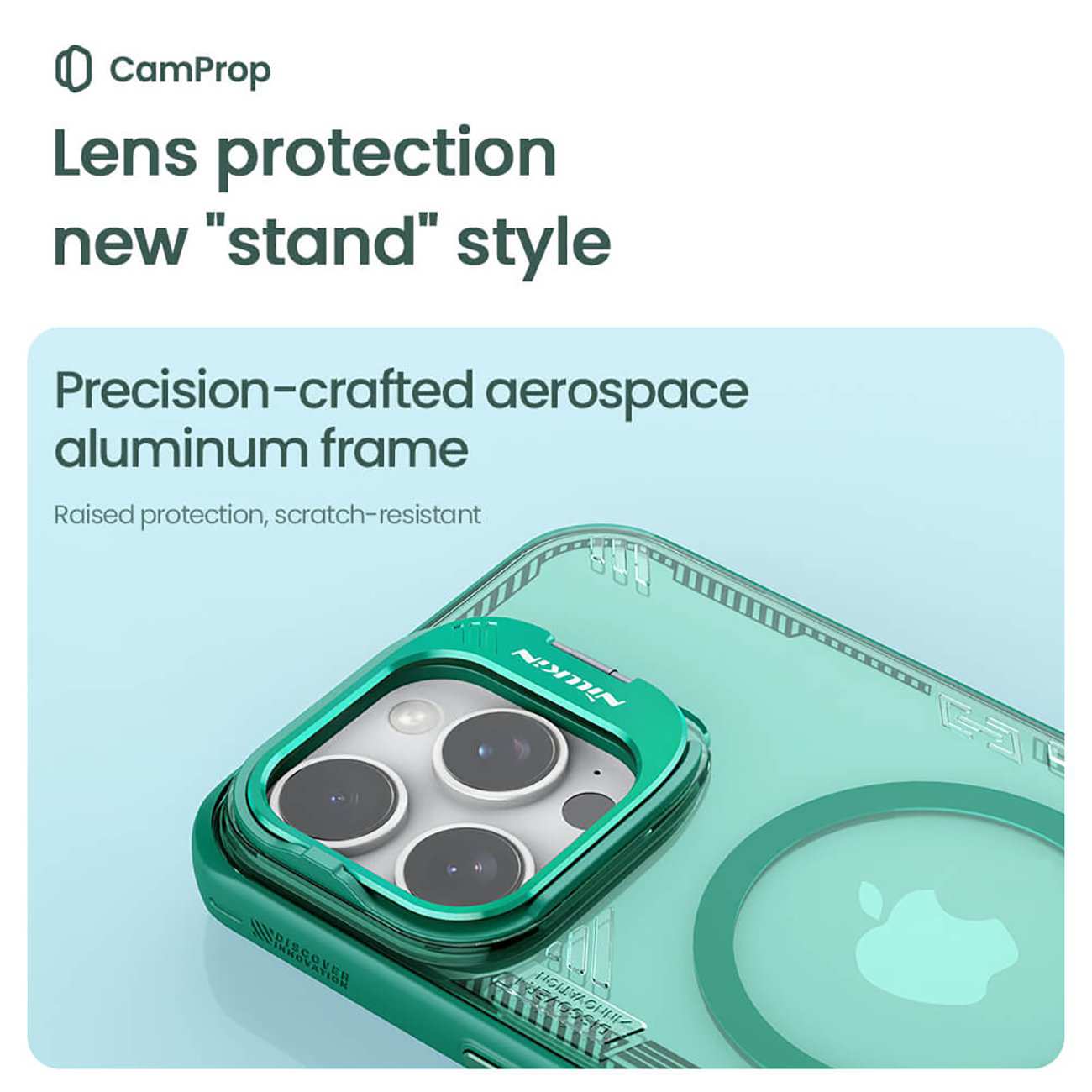 قاب شفاف مگنتی گوشی آیفون 16 پرو مکس نیلکین Iceblade Prop Frame version Magnetic