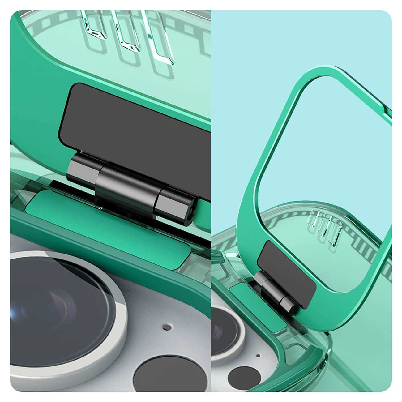 قاب شفاف مگنتی گوشی آیفون 16 پرو مکس نیلکین Iceblade Prop Frame version Magnetic