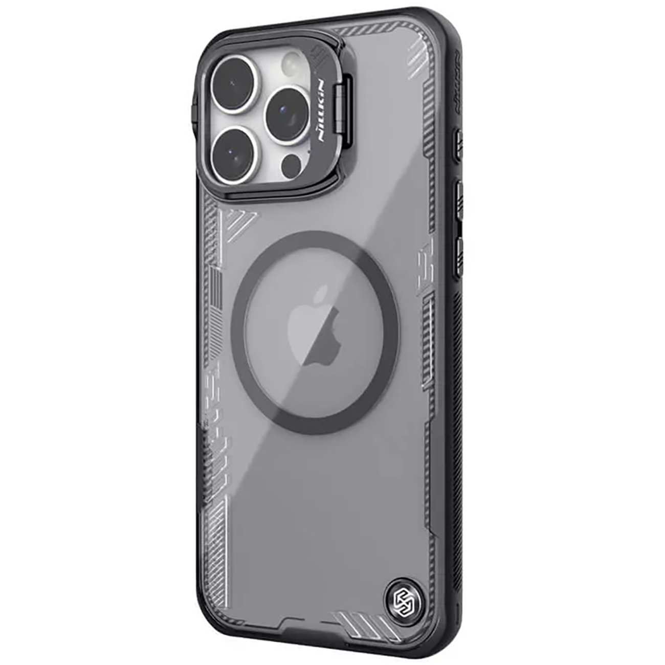 قاب شفاف مگنتی گوشی آیفون 16 پرو مکس نیلکین Iceblade Prop Frame version Magnetic