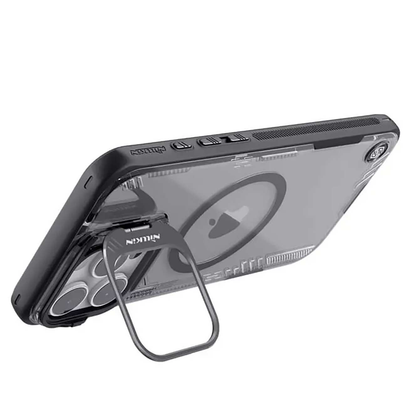 قاب شفاف مگنتی گوشی آیفون 16 پرو مکس نیلکین Iceblade Prop Frame version Magnetic