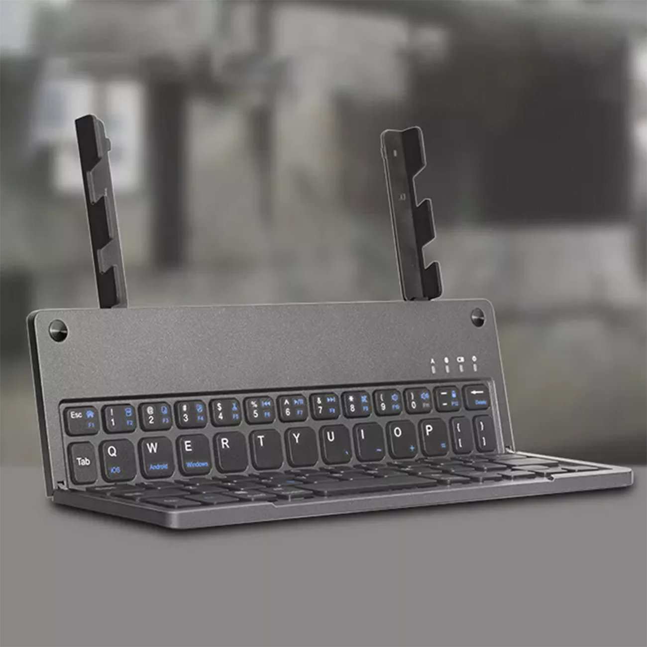 کیبورد بیسیم تاشو شارژی هارمونیکا HARMONICA با استند موبایل و تبلت