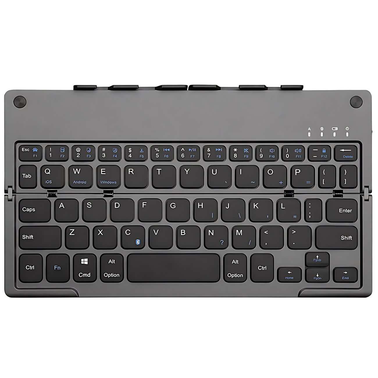 کیبورد بیسیم تاشو شارژی هارمونیکا HARMONICA با استند موبایل و تبلت