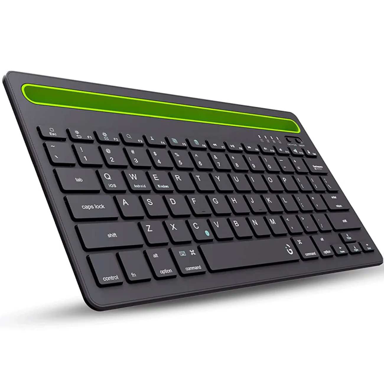 کیبورد بیسیم شارژی با استند موبایل و تبلت Multi-Platform