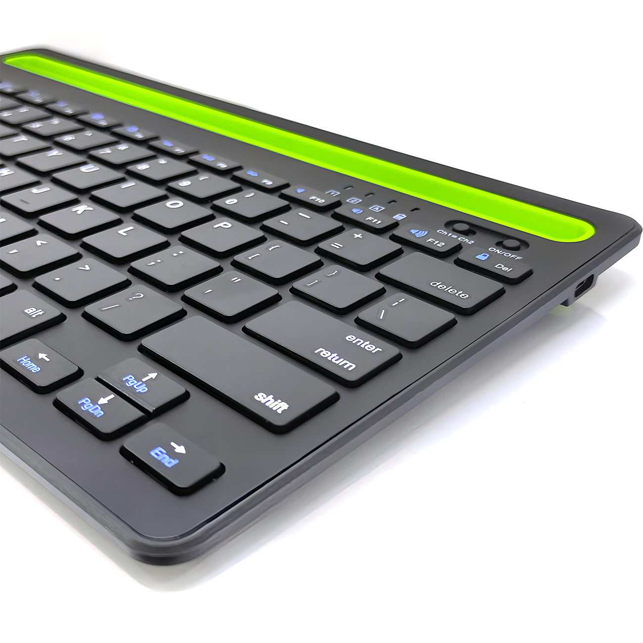 کیبورد بیسیم شارژی با استند موبایل و تبلت Multi-Platform