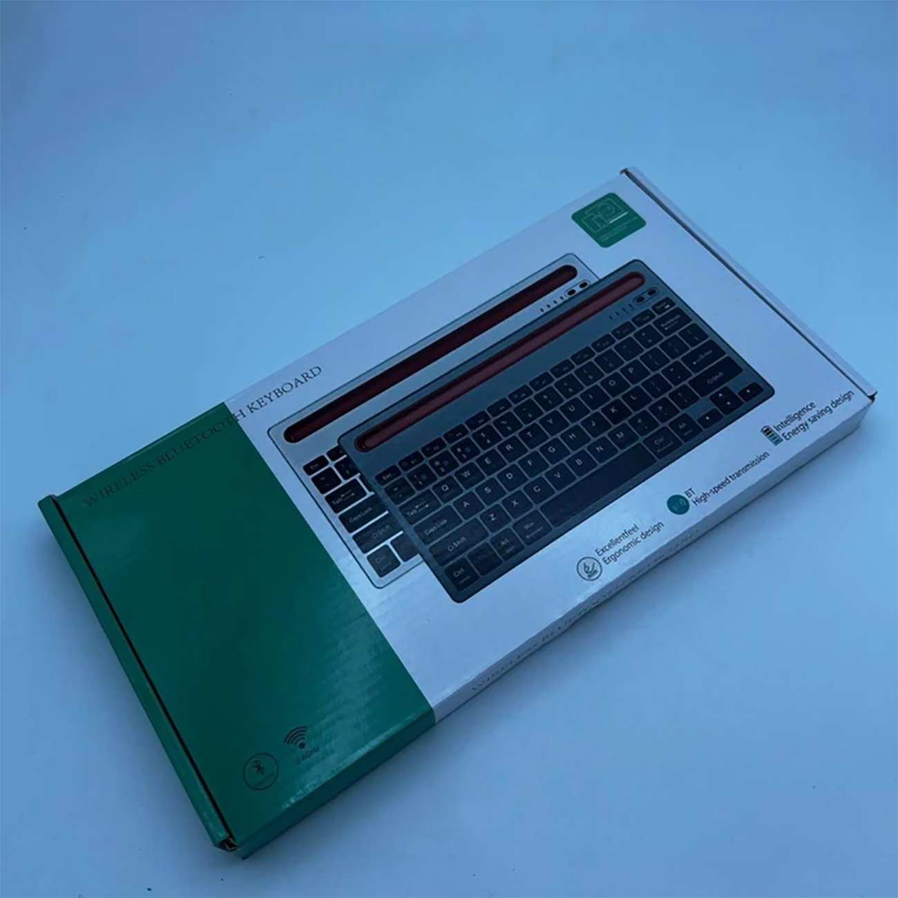 کیبورد بیسیم شارژی با استند موبایل و تبلت