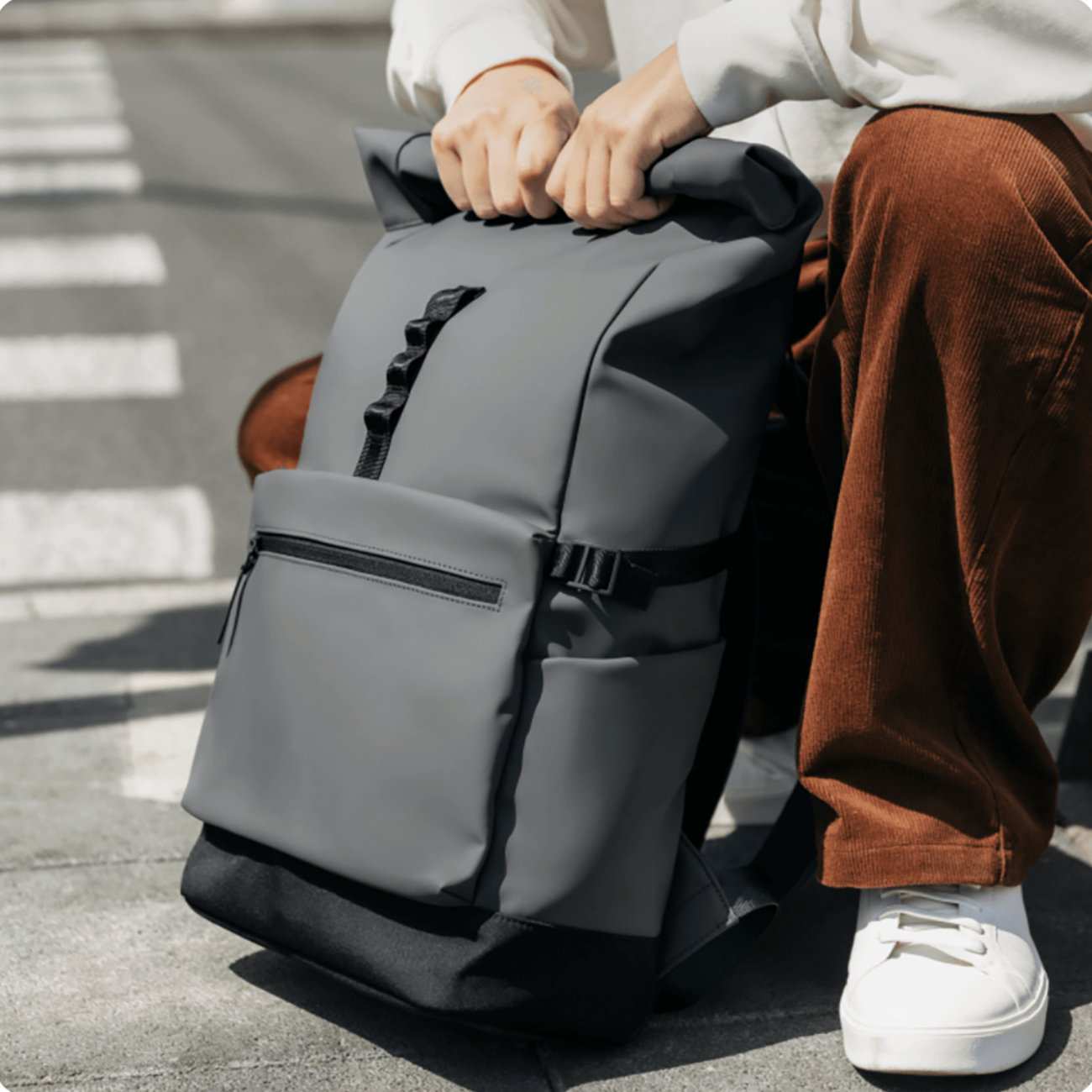 کوله پشتی ضدآب لپ تاپ 15.6 اینچ شیائومی MJXXB01RM با ظرفیت 23 لیتر