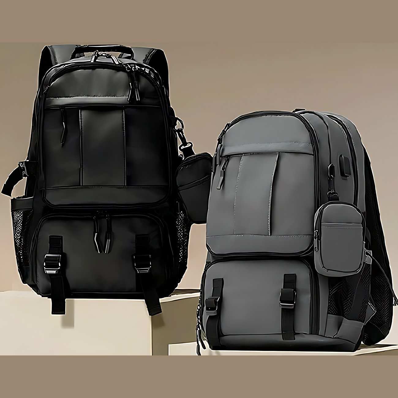 کوله پشتی مسافرتی لپتاپ 16 اینچ و آیپد 9.7 اینچ ضدآب 26 لیتر Tanjiezhe YG031 با پورت USB