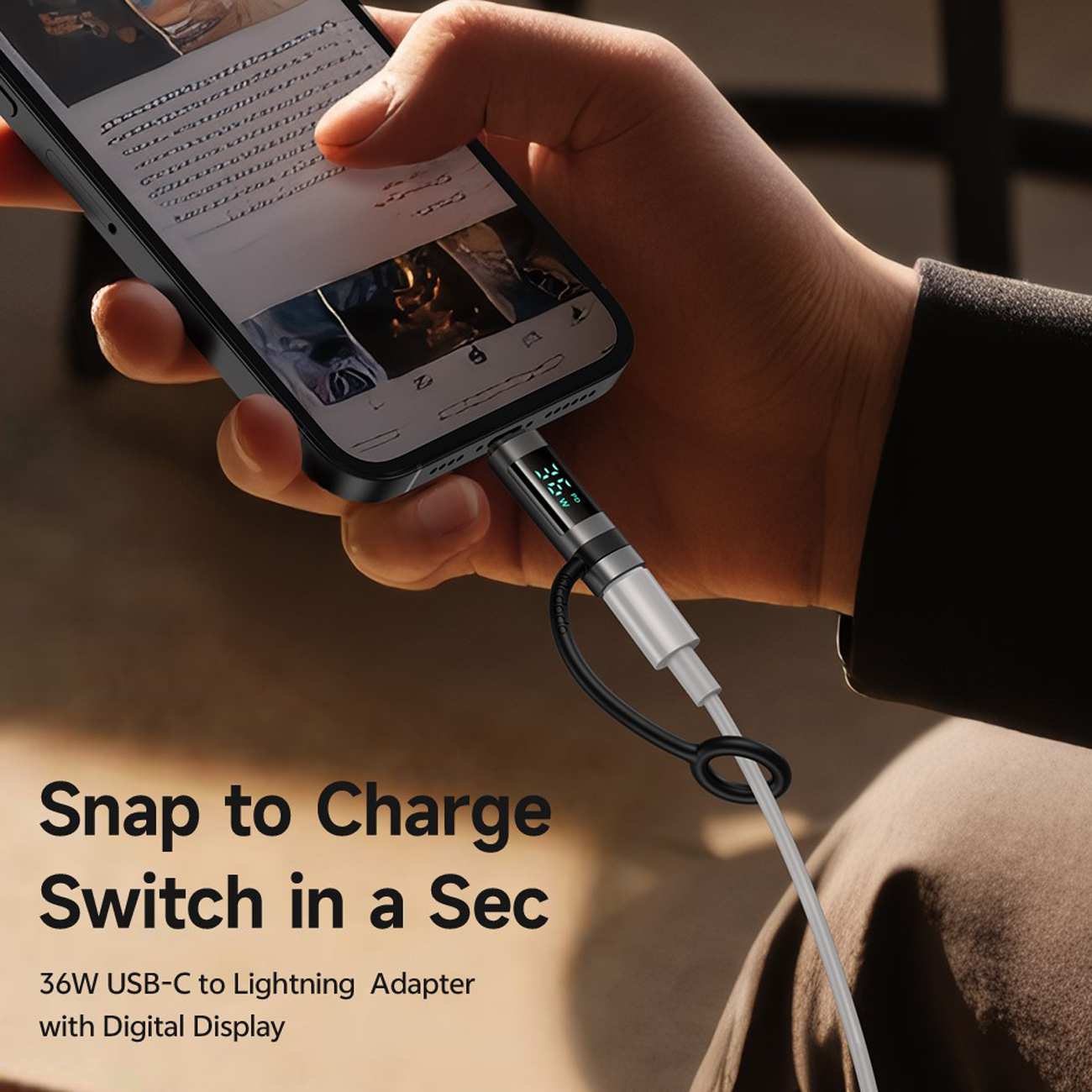 تبدیل و OTG تایپ سی به لایتنینگ مک دودو OT-2610