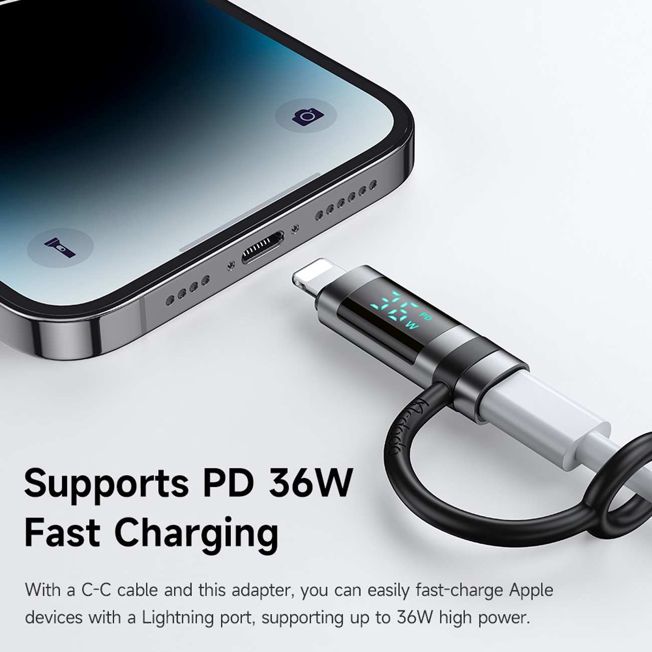 تبدیل و OTG تایپ سی به لایتنینگ مک دودو OT-2610