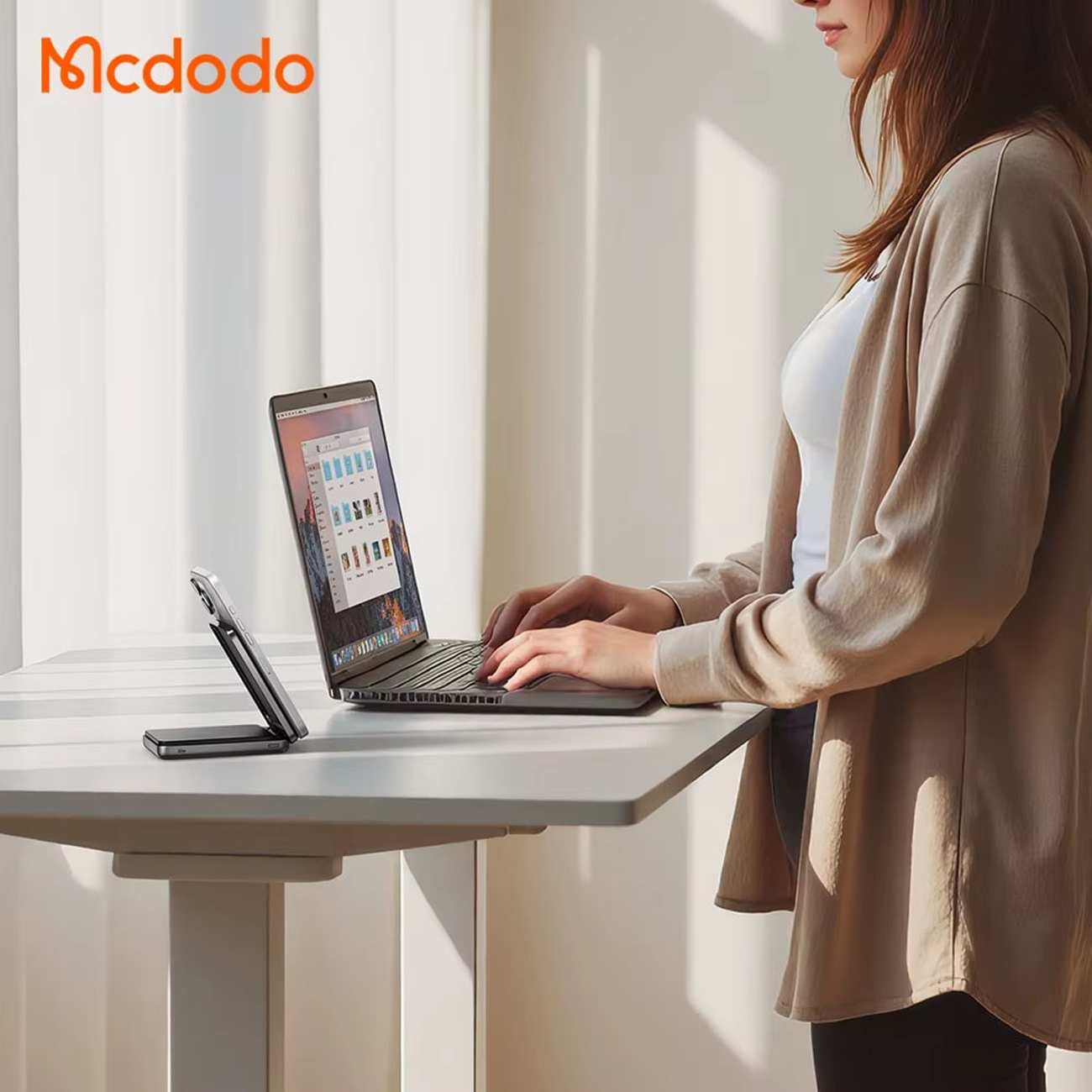 پاوربانک 10000 وایرلس 15 وات و تایپ سی 20 وات مک دودو MCDODO MC-6310