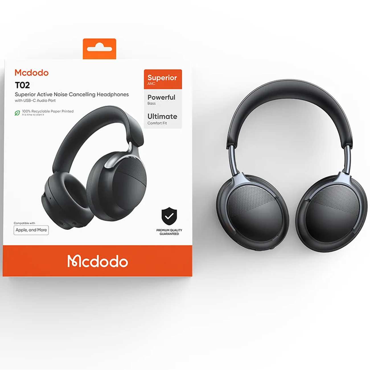 هدفون و هدست بلوتوث 5.4 مک دودو HP-142 با حذف نویز فعال