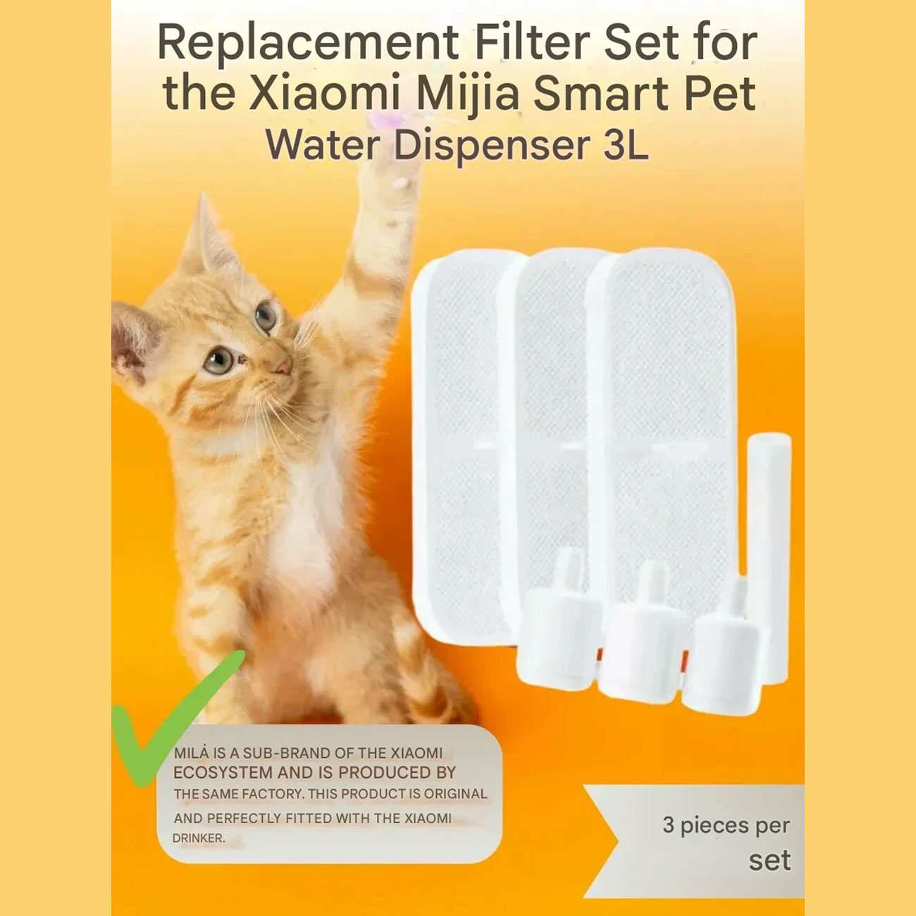 مجموعه فیلتر آبخوری هوشمند حیوانات خانگی مدل XWFE02MG میجیا شیائومی