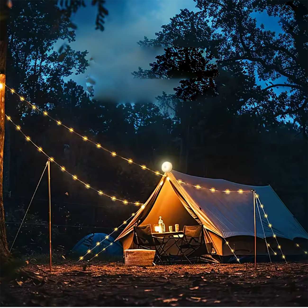 ریسه و لامپ شارژی کمپینگ 12 متری حساس به صدا نکستول شیائومی Xiaomi Nextool NE20363