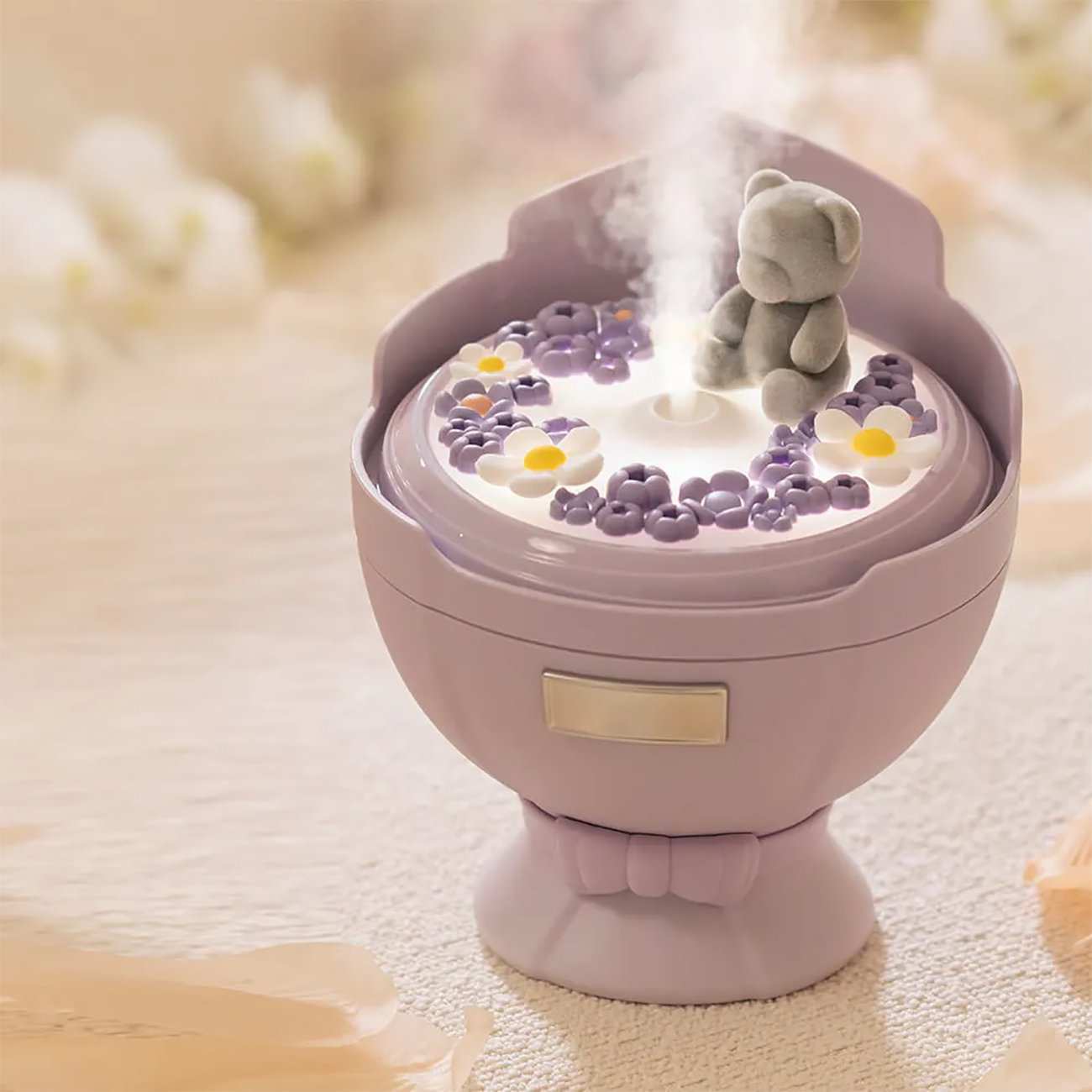 دستگاه بخور سرد و خوشبوکننده شارژی J228 با چراغ خواب ملایم