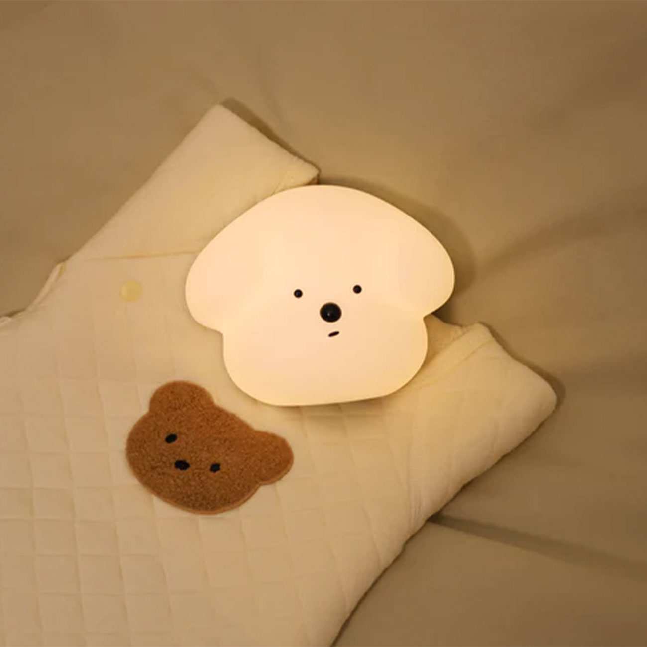 لامپ شارژی سنسورحرکتی و چراغ خواب فانتزی W-L-01 طرح سگ