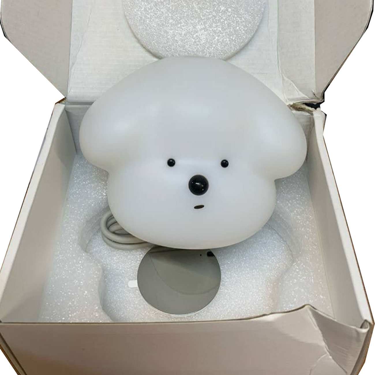 لامپ شارژی سنسورحرکتی و چراغ خواب فانتزی W-L-01 طرح سگ