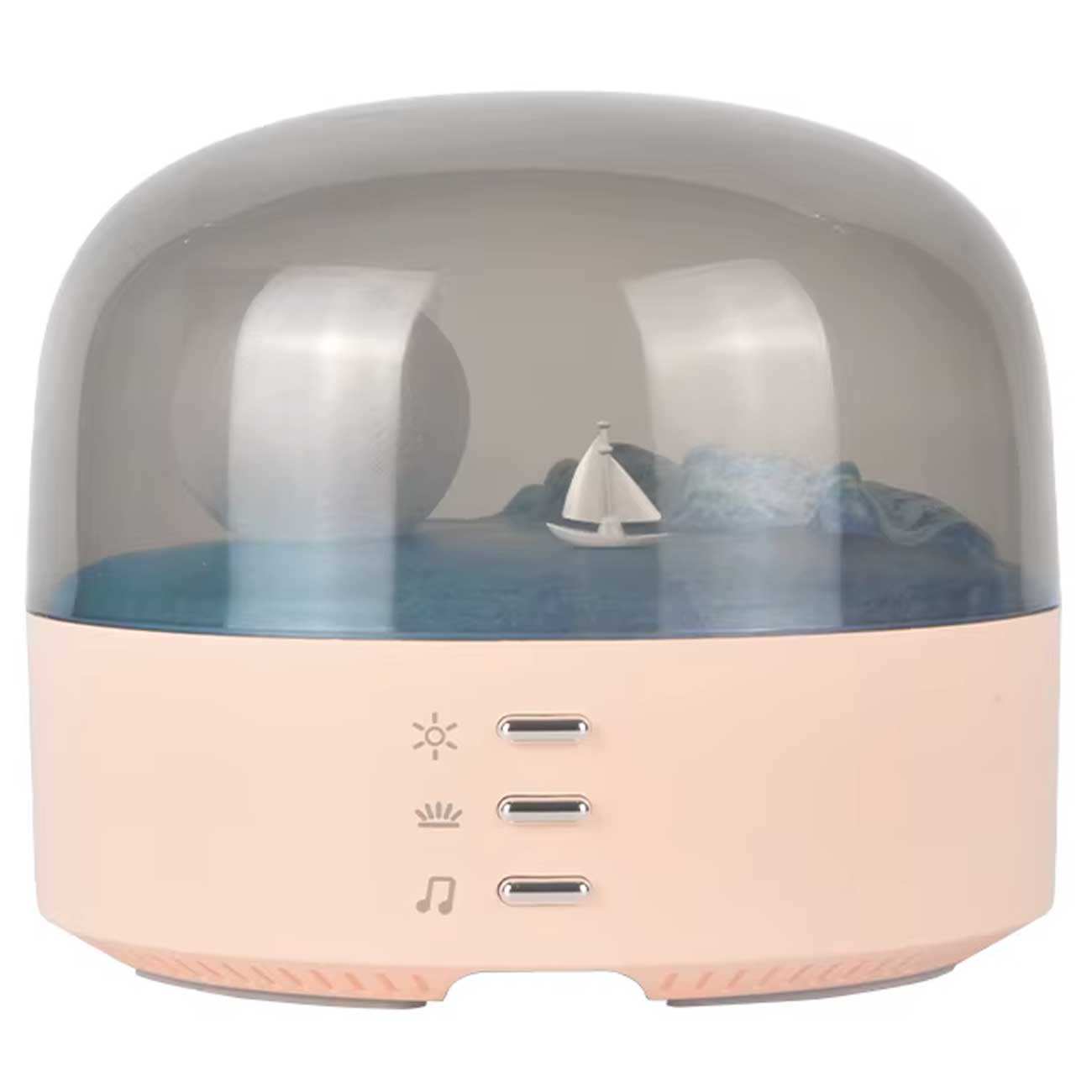 چراغ خواب رومیزی شارژی LJC-213 طرح ماه