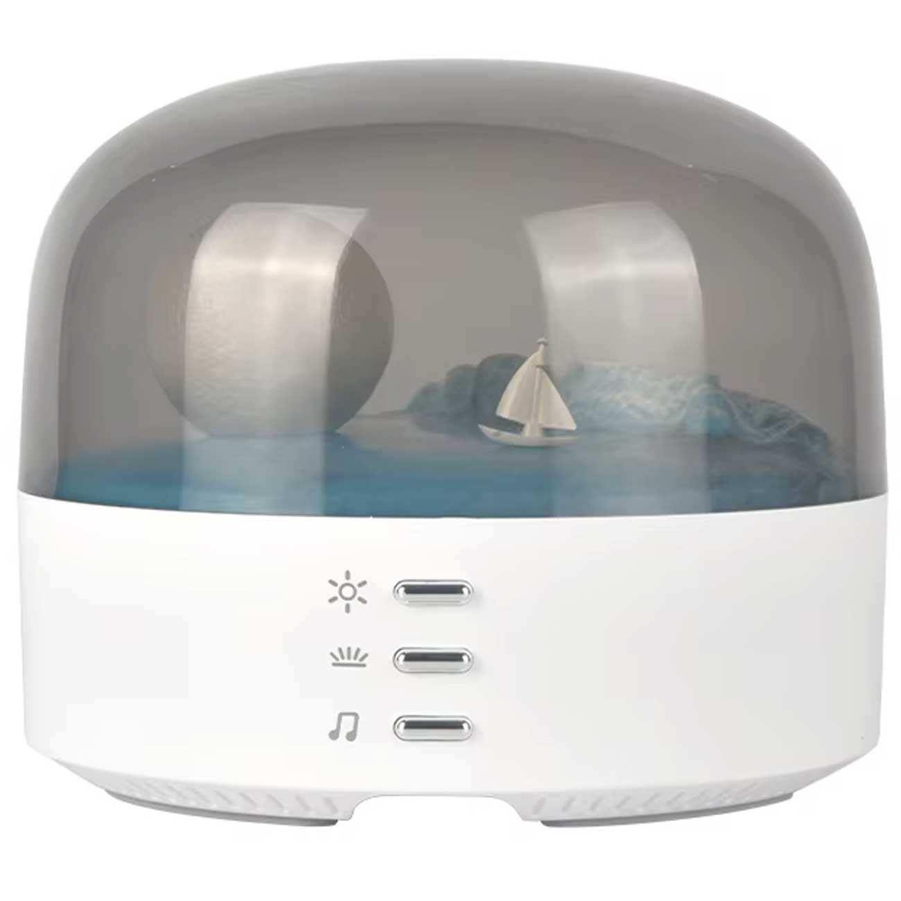 چراغ خواب رومیزی شارژی LJC-213 طرح ماه