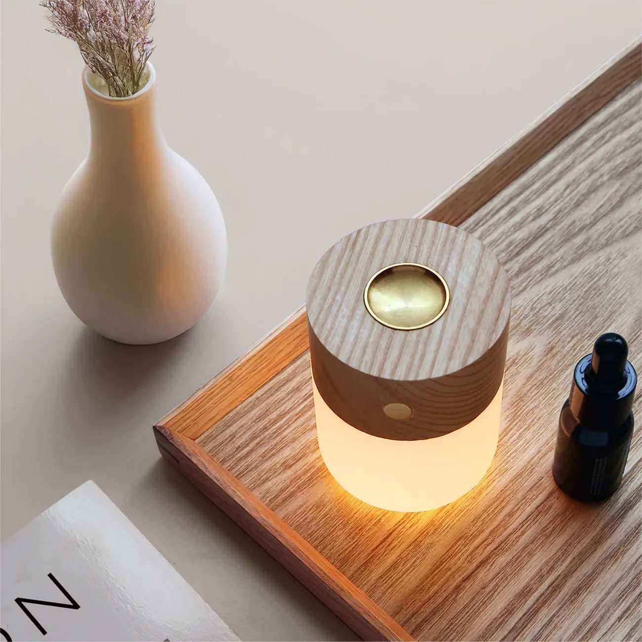 خوشبو کننده هوا و چراغ خواب شارژی رومیزی GOOD FRAGRANCE