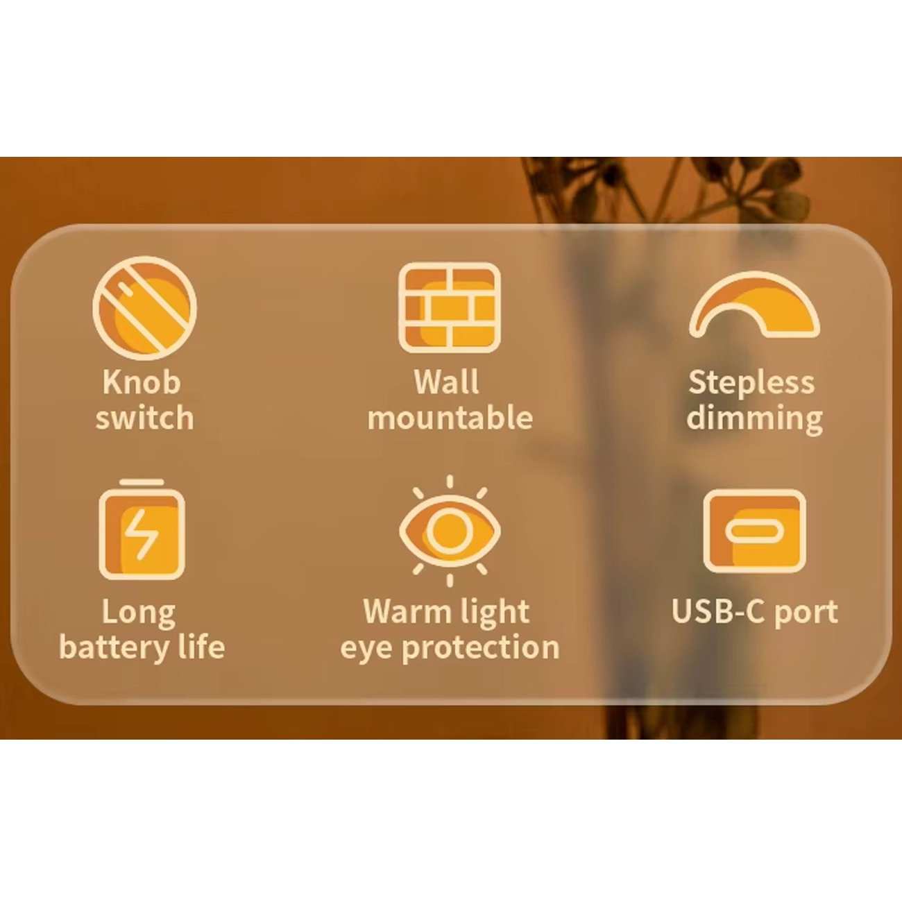 چراغ خواب شارژی فانتزی WB-4 طرح ولوم گاز