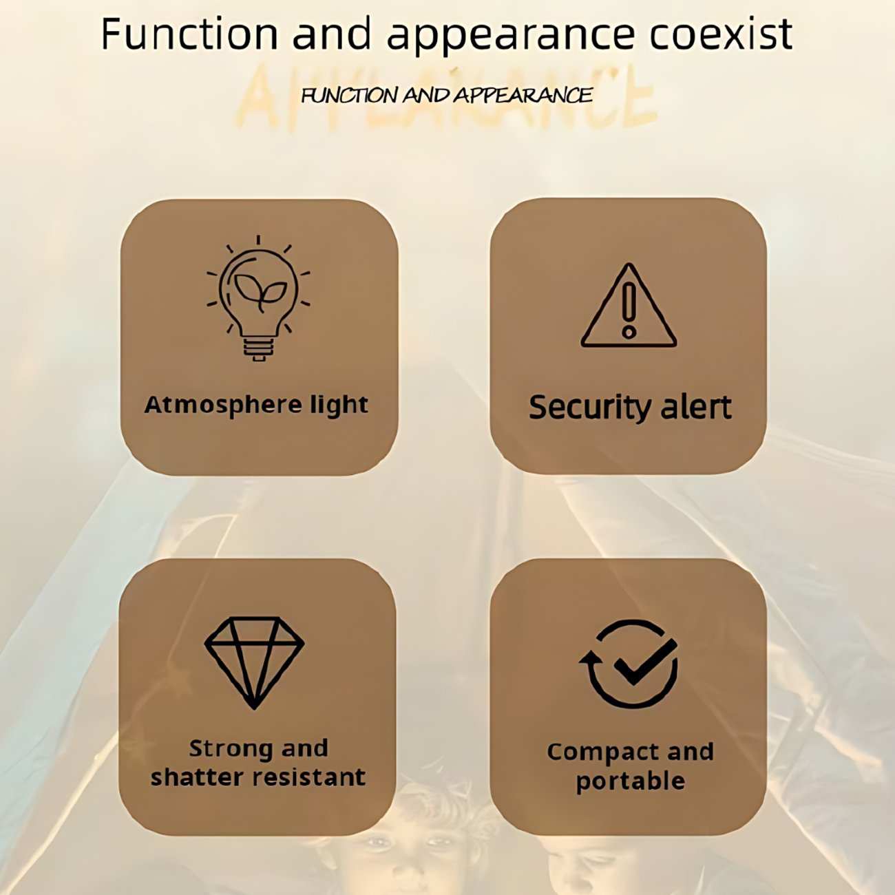 چراغ شارژی و لامپ کمپینگ هشدار قابل حمل YC-YD02