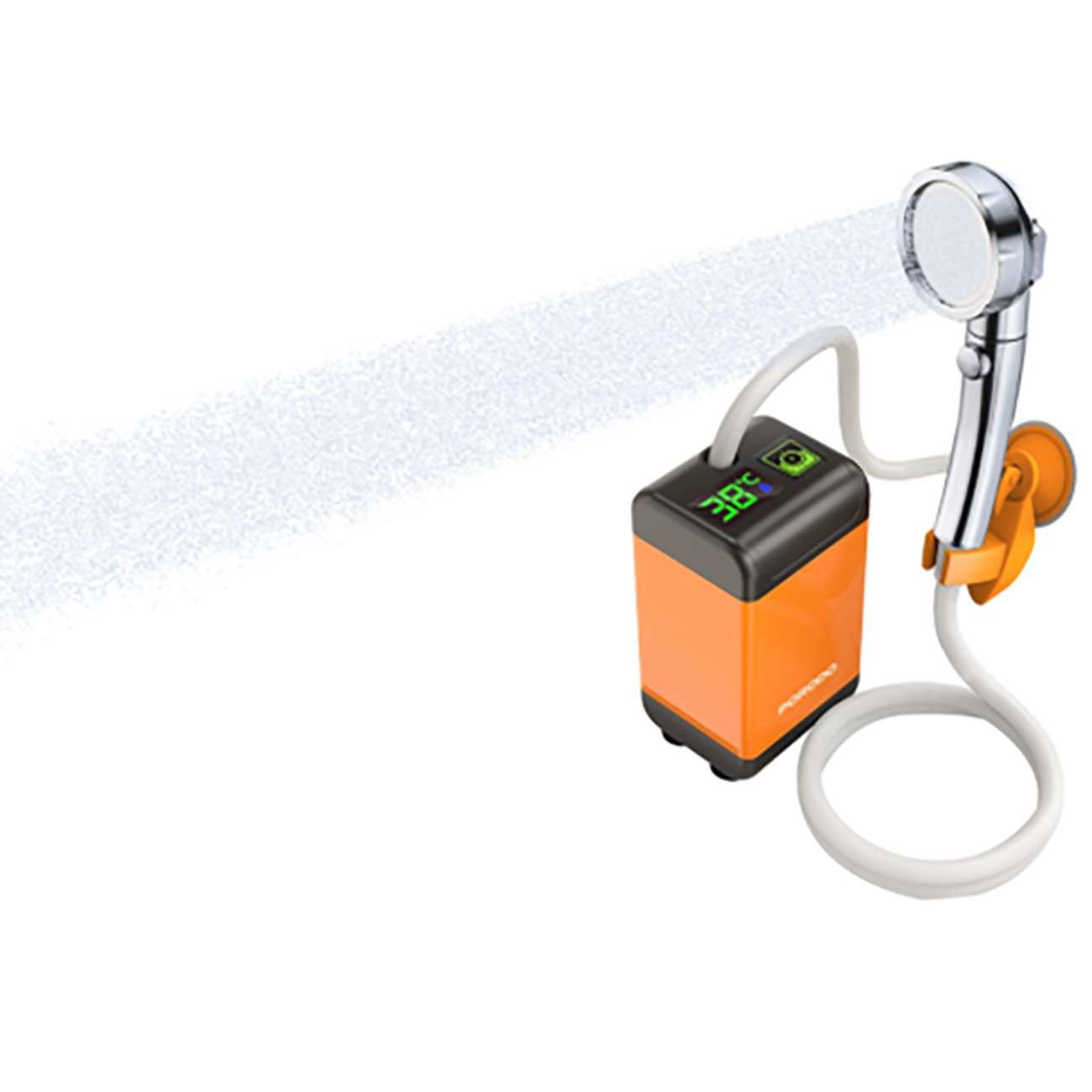 دوش حمام مسافرتی شارژی پورودو PD-LFST021-0G