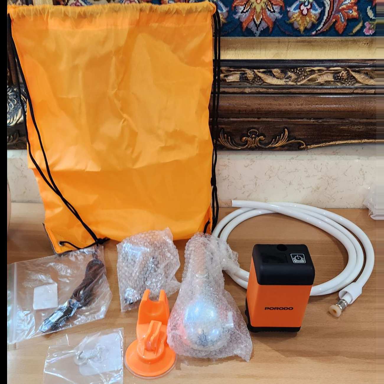 دوش حمام مسافرتی شارژی پورودو PD-LFST021-0G