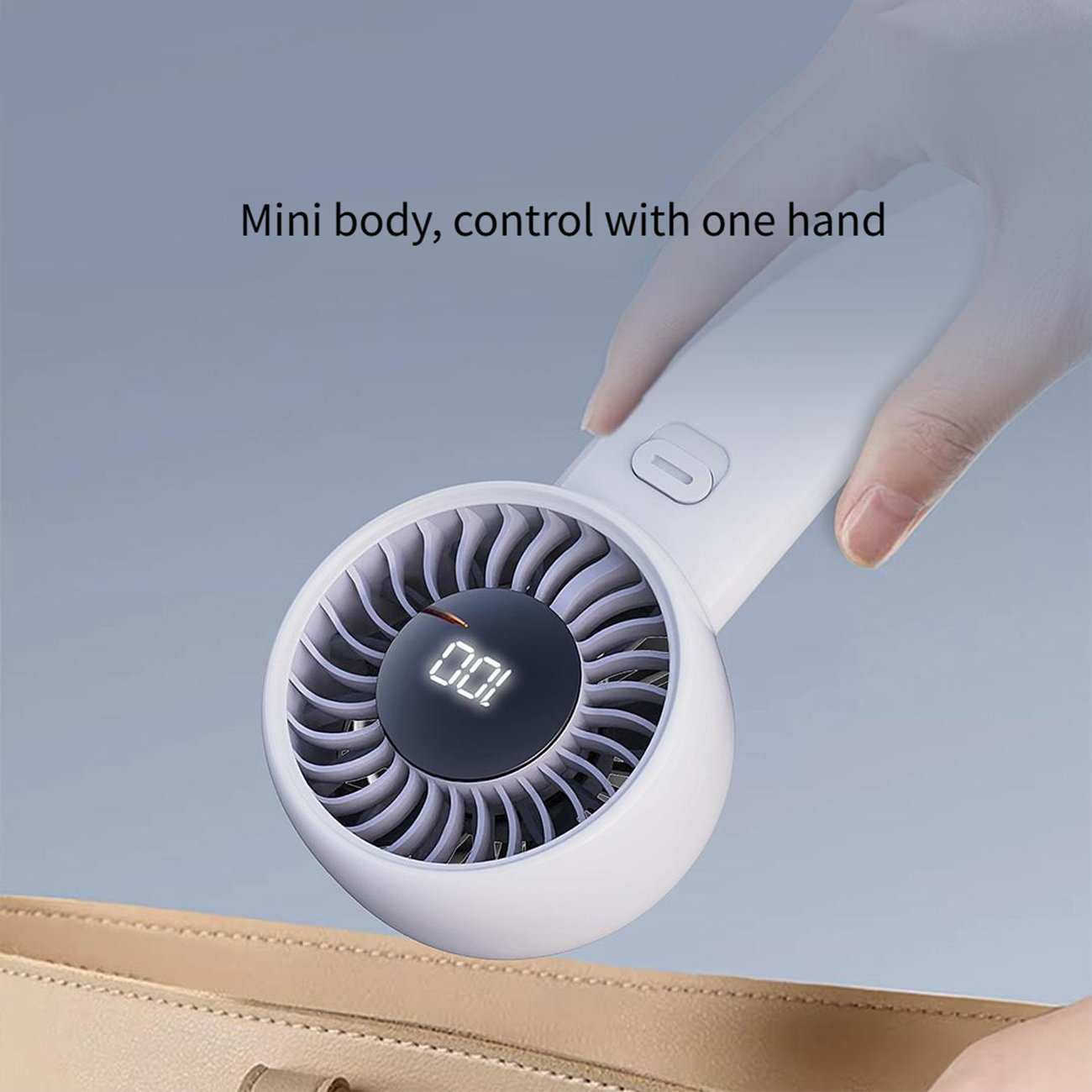 پنکه شارژی دستی دیجیتالی کوالیتل Qualitell Y4