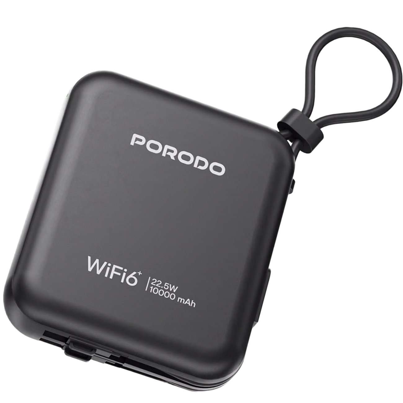 مودم همراه 4G LTE و پاوربانک 10000 با توان 22.5 وات پورودو PD-PBFCH064-BK