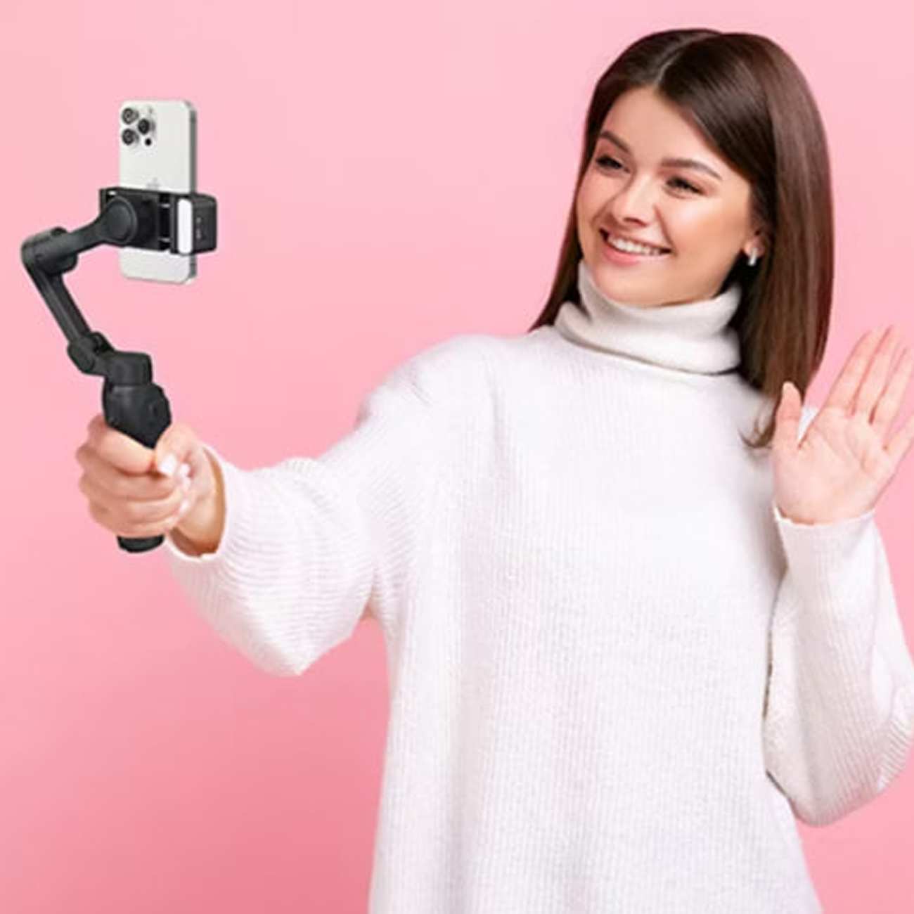 گیمبال گوشی سه محوره همراه با نور مگنتی پورودو LFST127