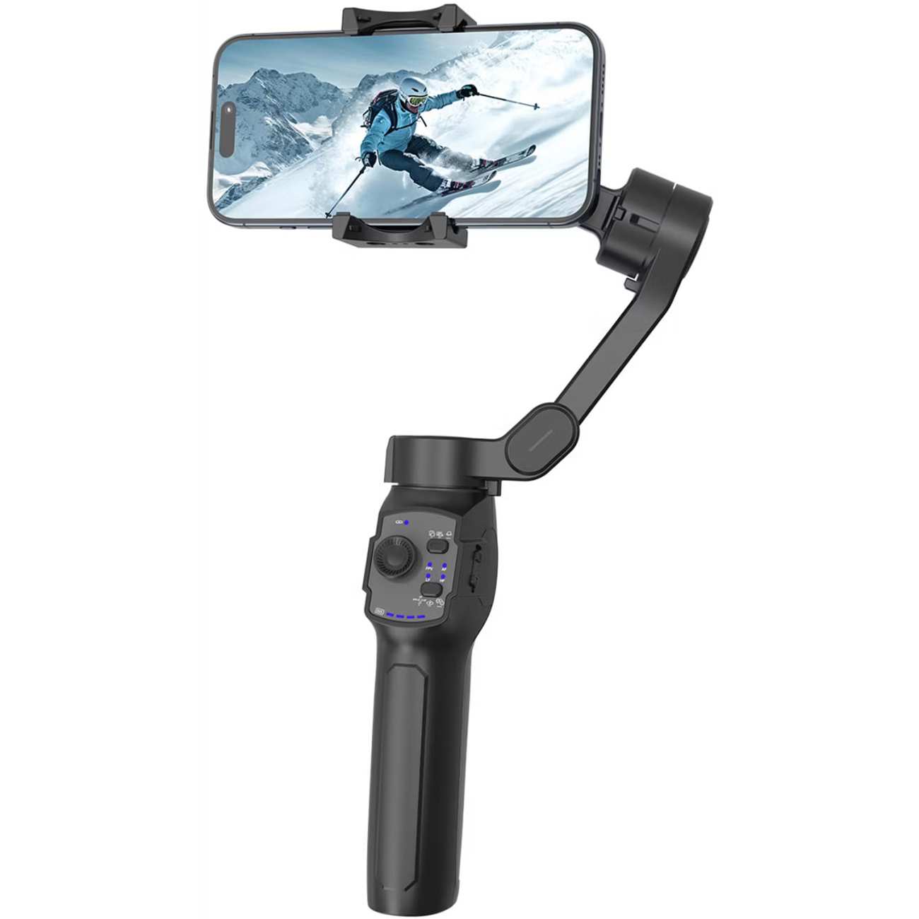 گیمبال گوشی سه محوره همراه با نور مگنتی پورودو LFST127