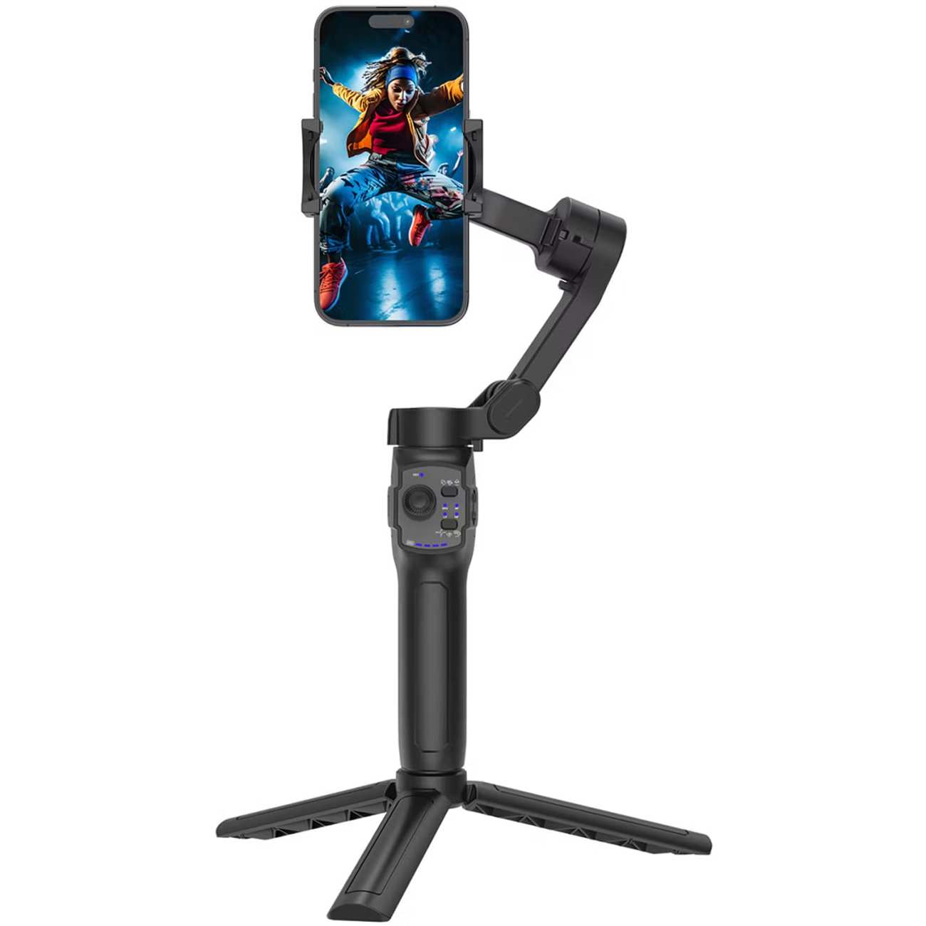 گیمبال گوشی سه محوره همراه با نور مگنتی پورودو LFST127