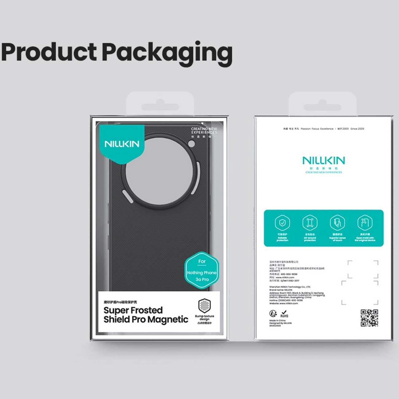 قاب گوشی Nothing Phone 3A Pro نیلکین Nillkin Super Frosted Shield Pro