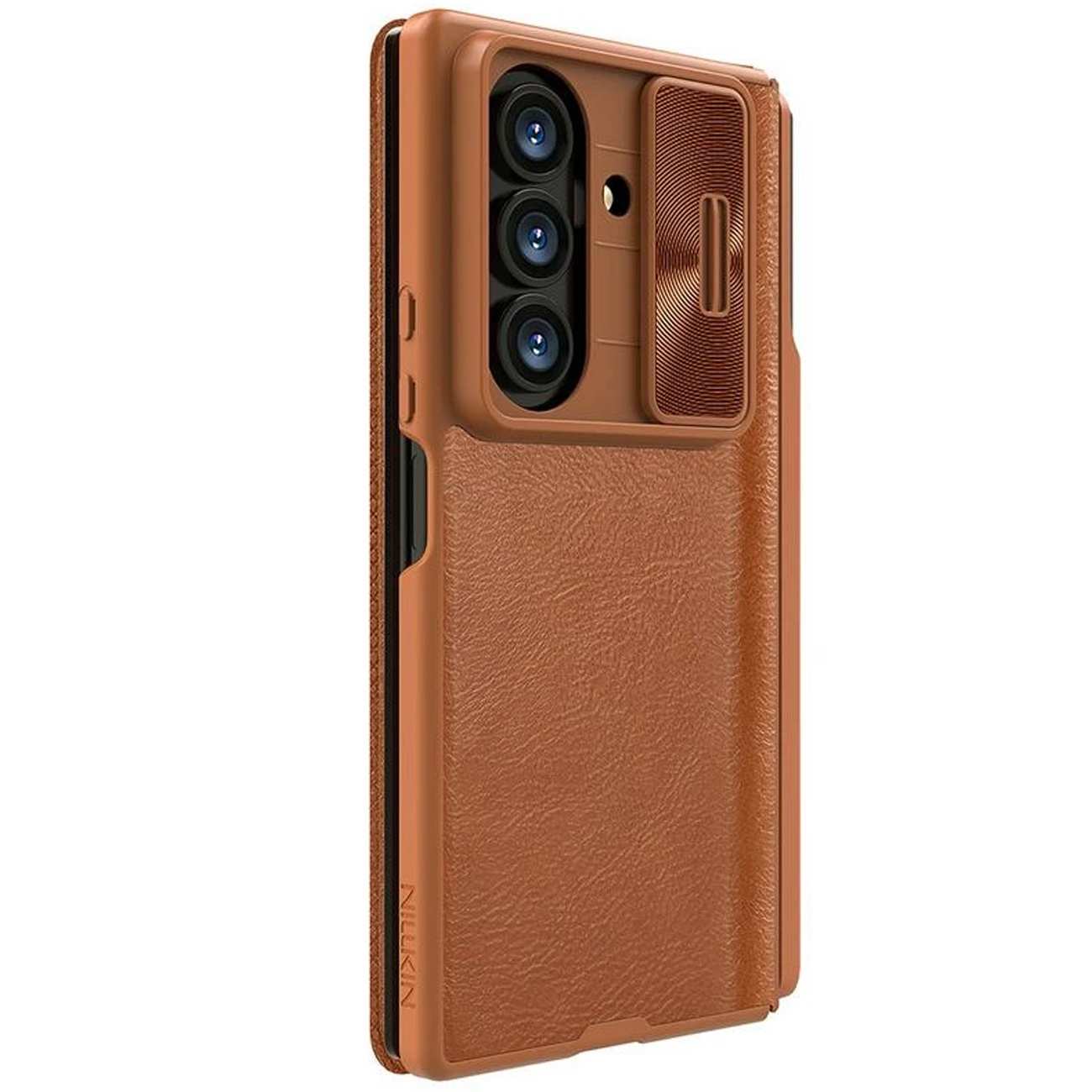 کیف گوشی موبایل سامسونگ Galaxy Z Fold 7 5G نیلکین Nillkin Qin Pro Leather