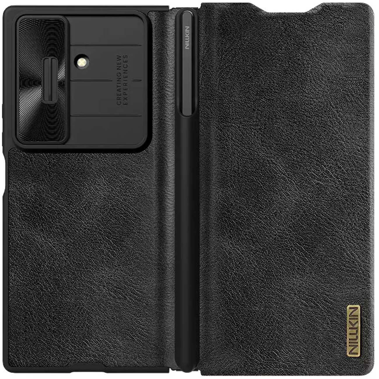 کیف گوشی موبایل سامسونگ Galaxy Z Fold 7 5G نیلکین Nillkin Qin Pro Leather