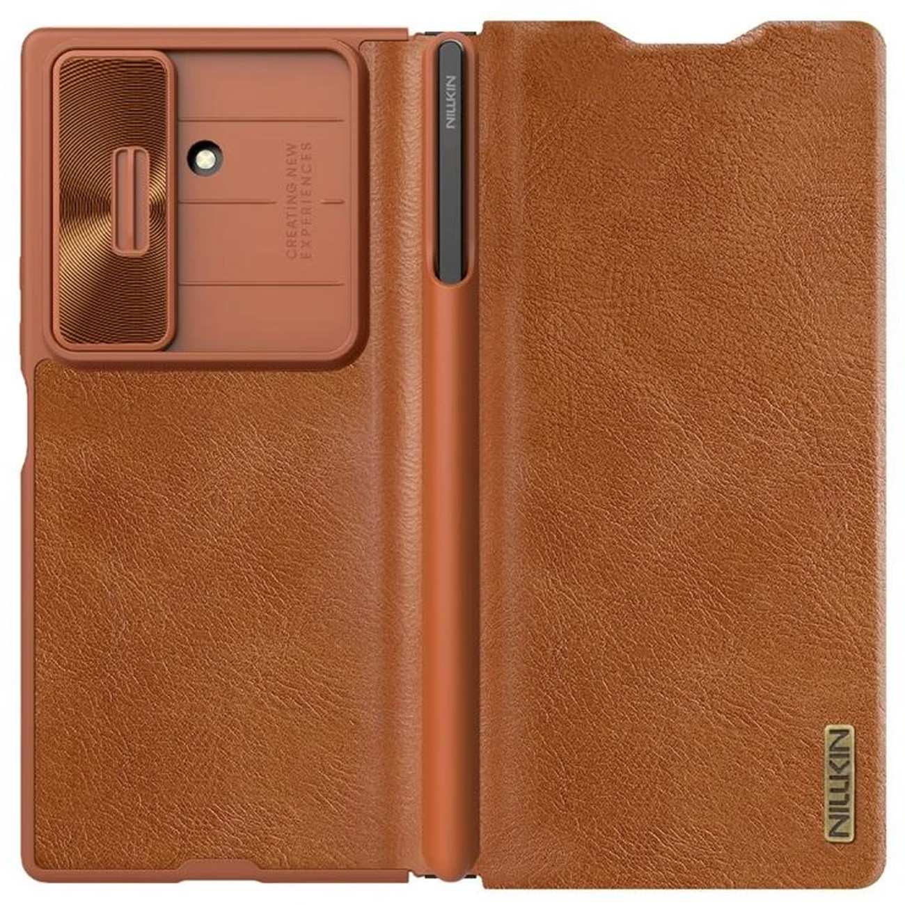 کیف گوشی موبایل سامسونگ Galaxy Z Fold 7 5G نیلکین Nillkin Qin Pro Leather