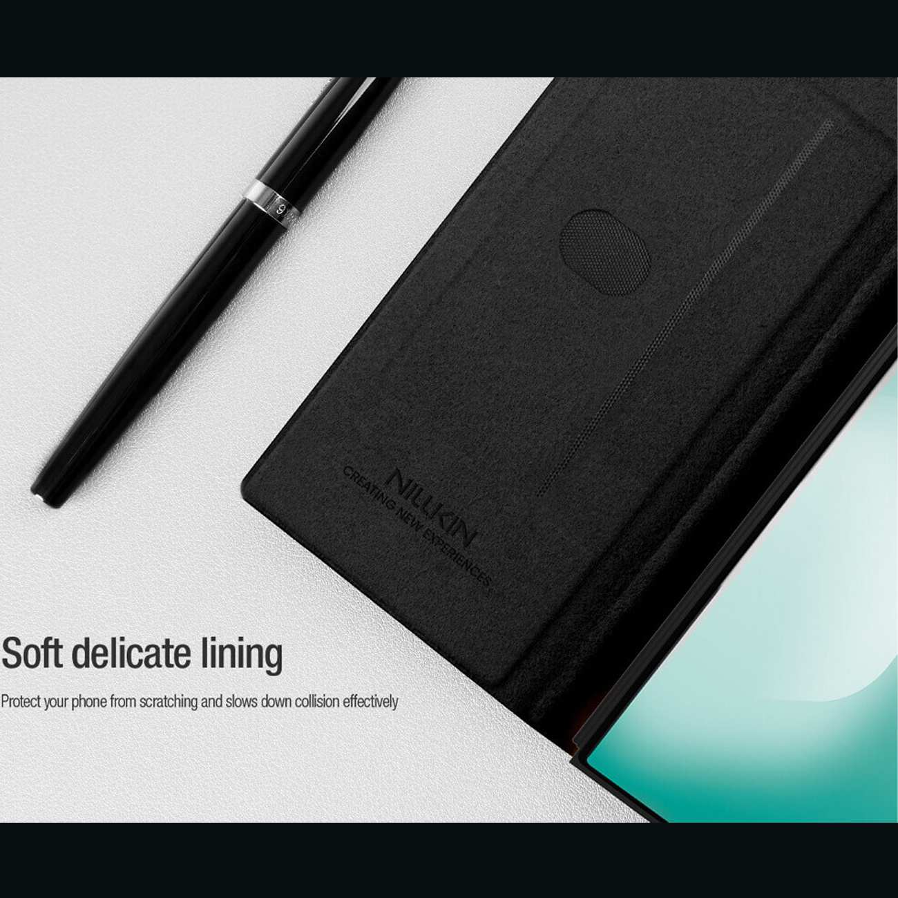 کیف گوشی موبایل سامسونگ Galaxy Z Fold 7 5G نیلکین Nillkin Qin Pro Leather