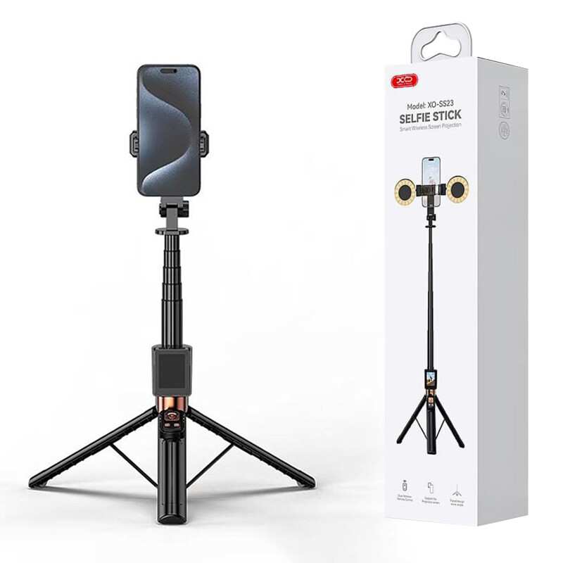 مونوپاد چراغدار و پایه نگهدارنده گوشی موبایل ایکس او SS23