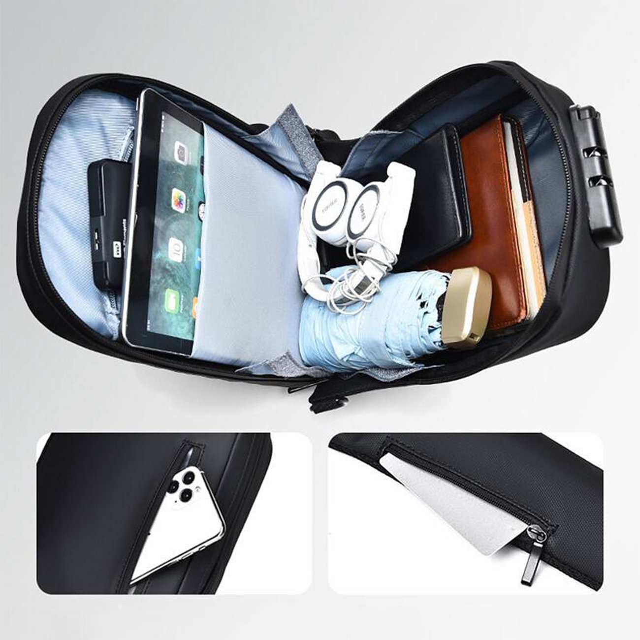 کیف کراس بادی رمزدار ضدآب فشن FASHION D03