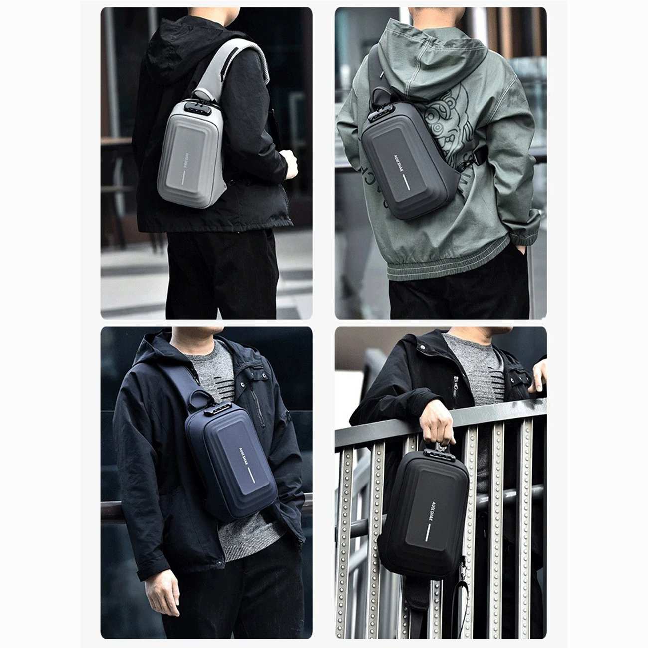 کیف کراس بادی رمزدار ضدآب فشن FASHION D03