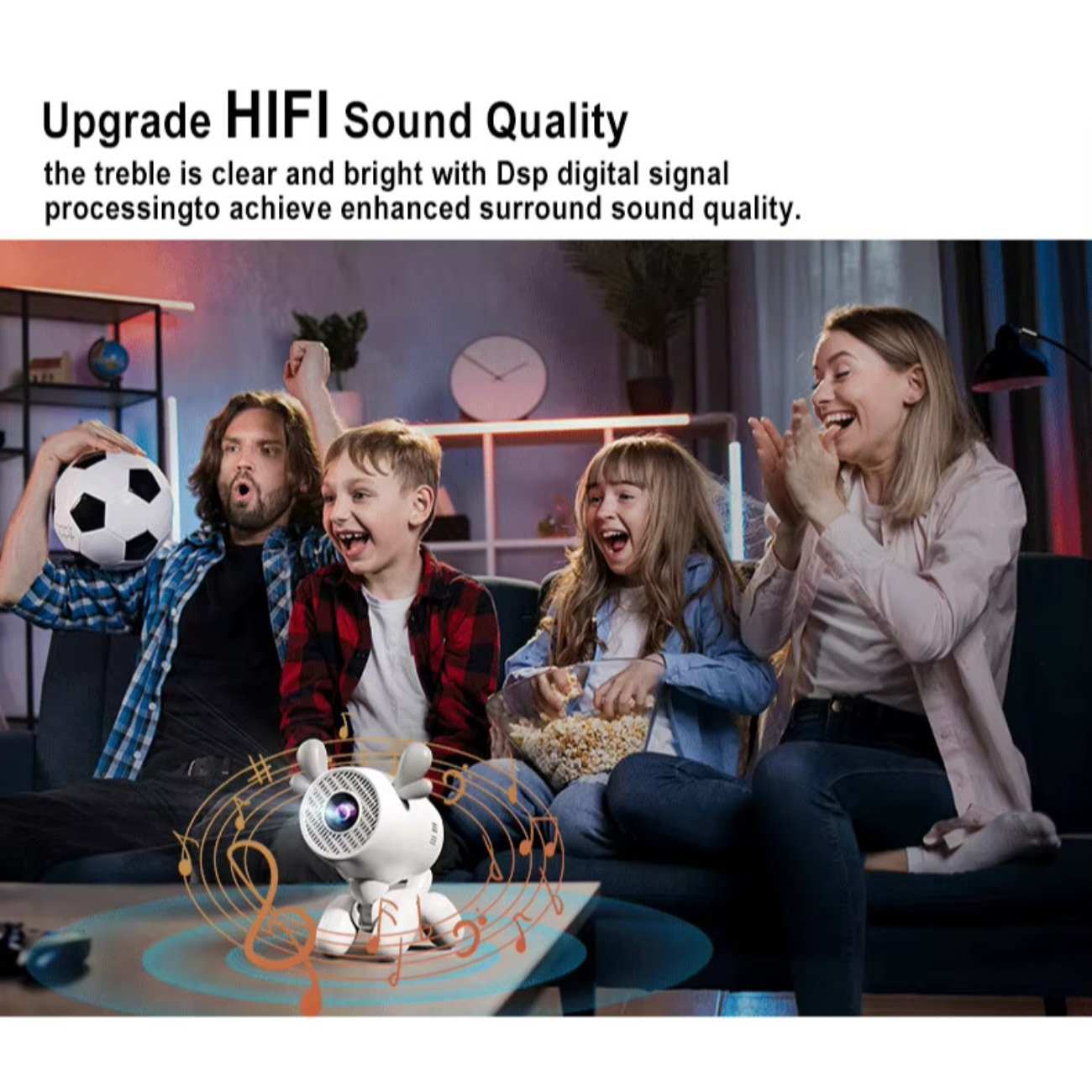 مینی ویدئو پروژکتور هوشمند قابل حمل JY320LI