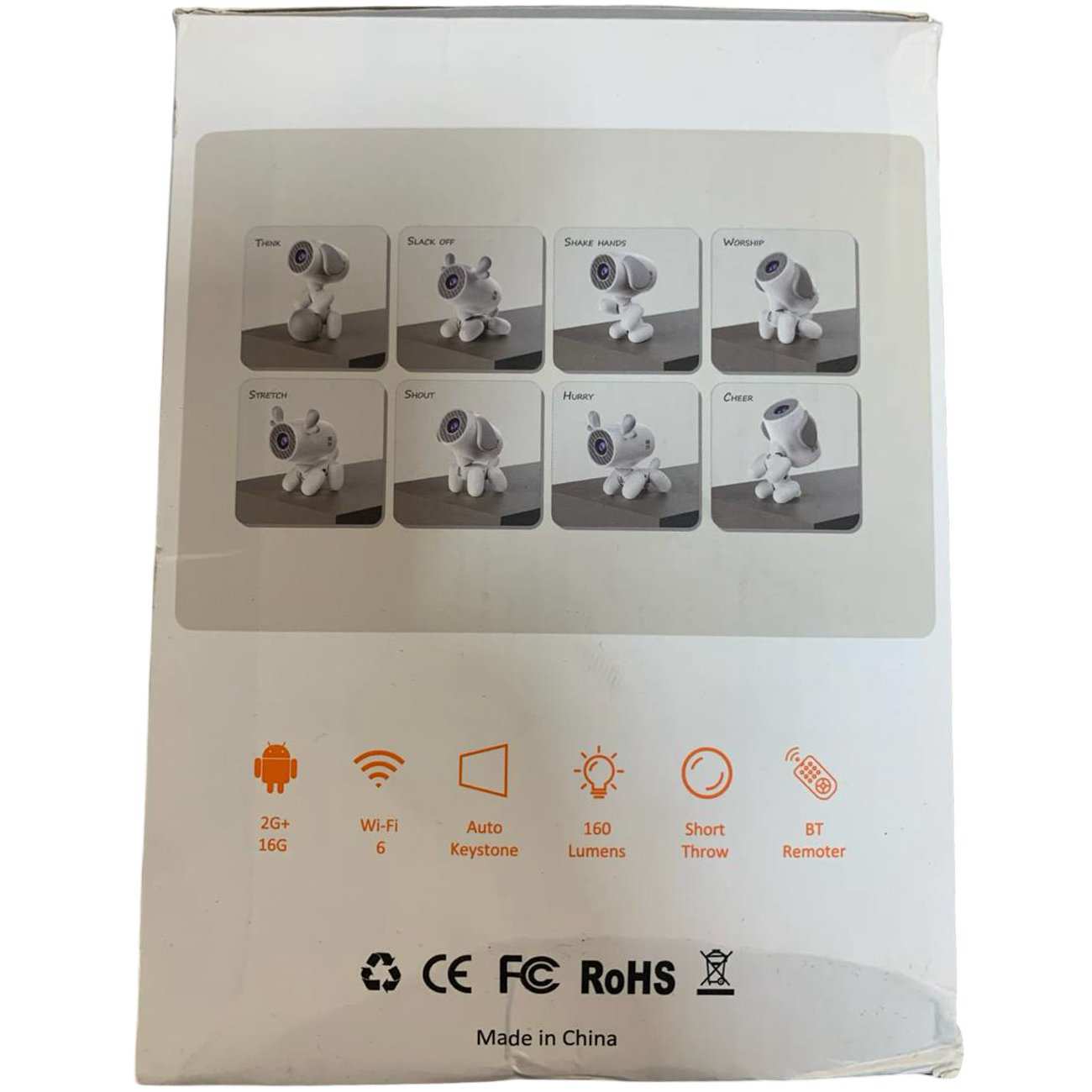 مینی ویدئو پروژکتور هوشمند قابل حمل JY320LI