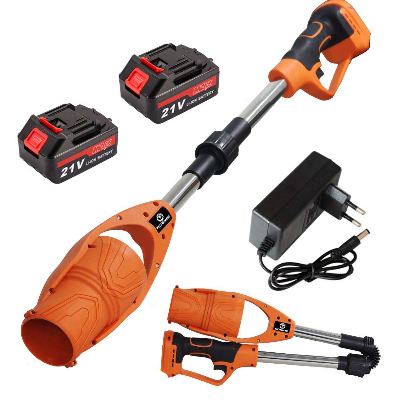 جت فن دمنده دسته دار تاشو شارژی قابل حمل CORDLESS LEAF BLOWER با باتری یدک