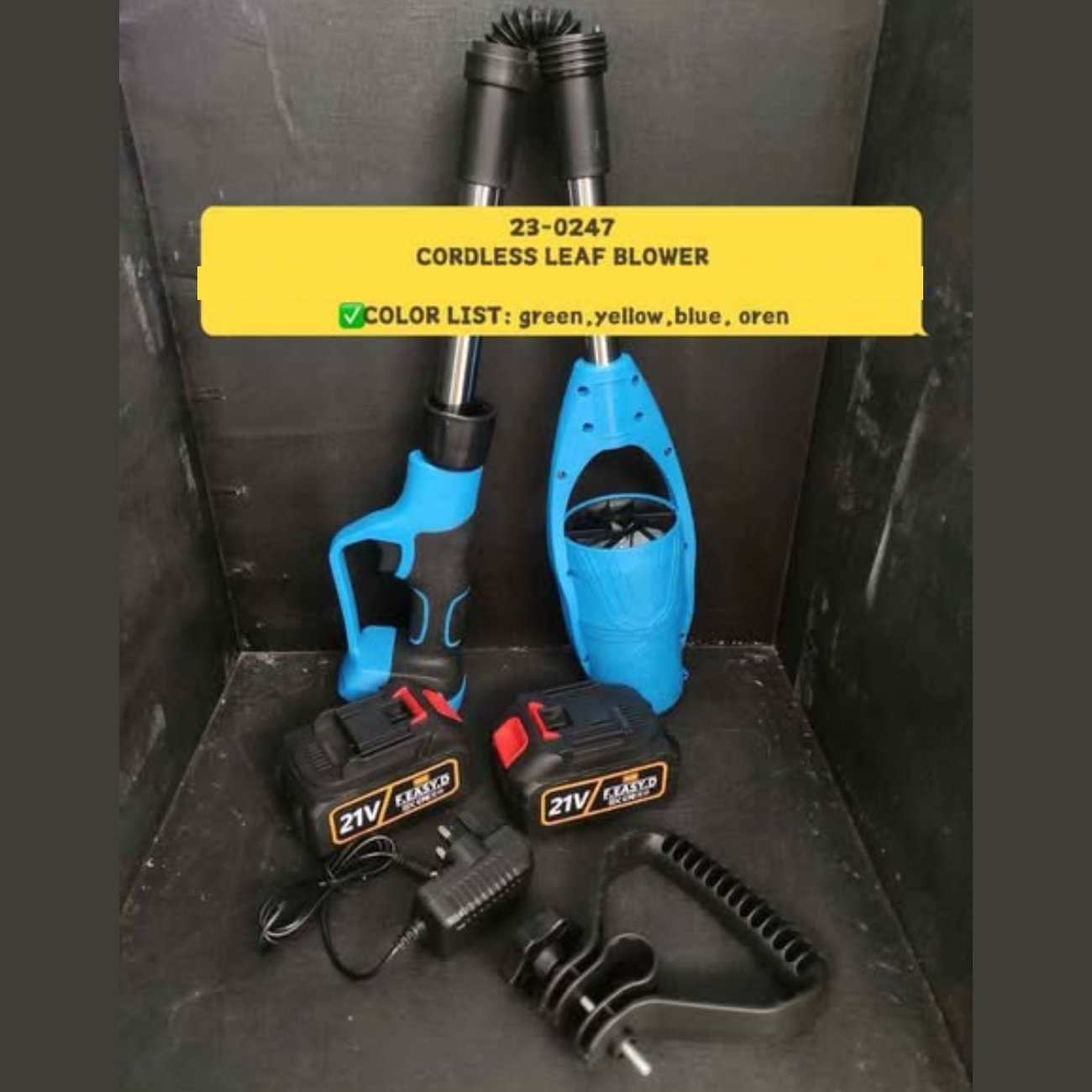 جت فن دمنده دسته دار تاشو شارژی قابل حمل CORDLESS LEAF BLOWER با باتری یدک