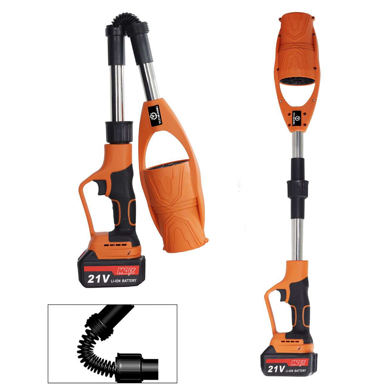 جت فن دمنده دسته دار تاشو شارژی قابل حمل CORDLESS LEAF BLOWER با باتری یدک