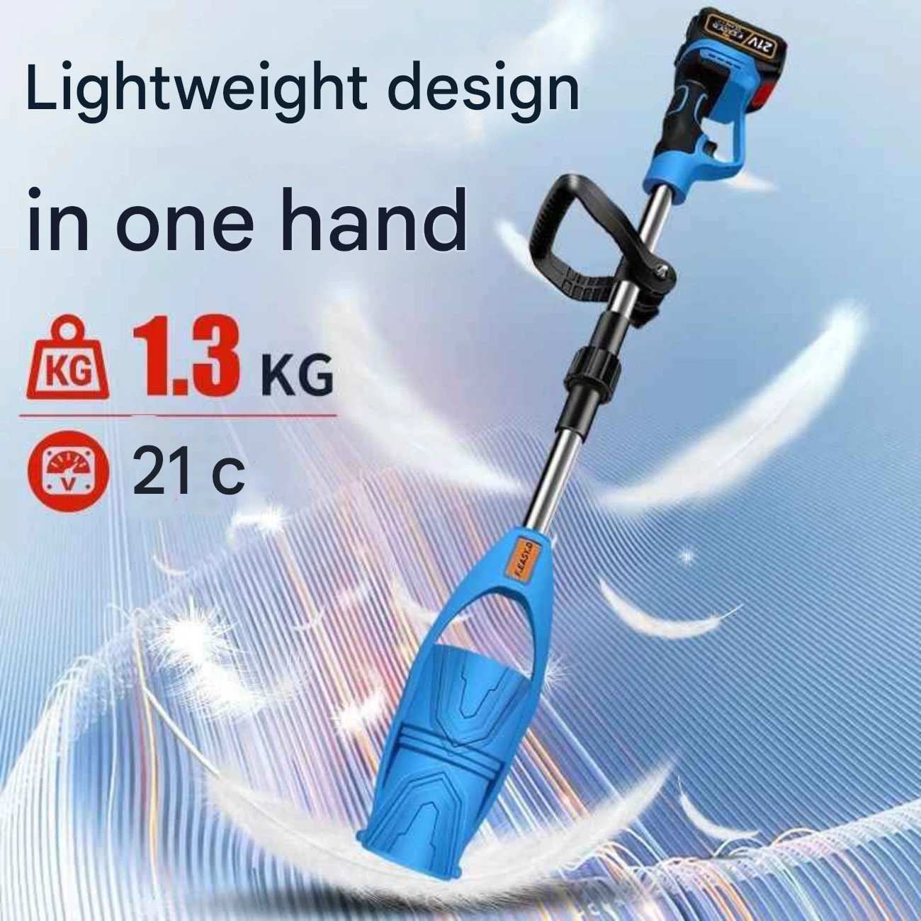 جت فن دمنده دسته دار تاشو شارژی قابل حمل CORDLESS LEAF BLOWER با باتری یدک
