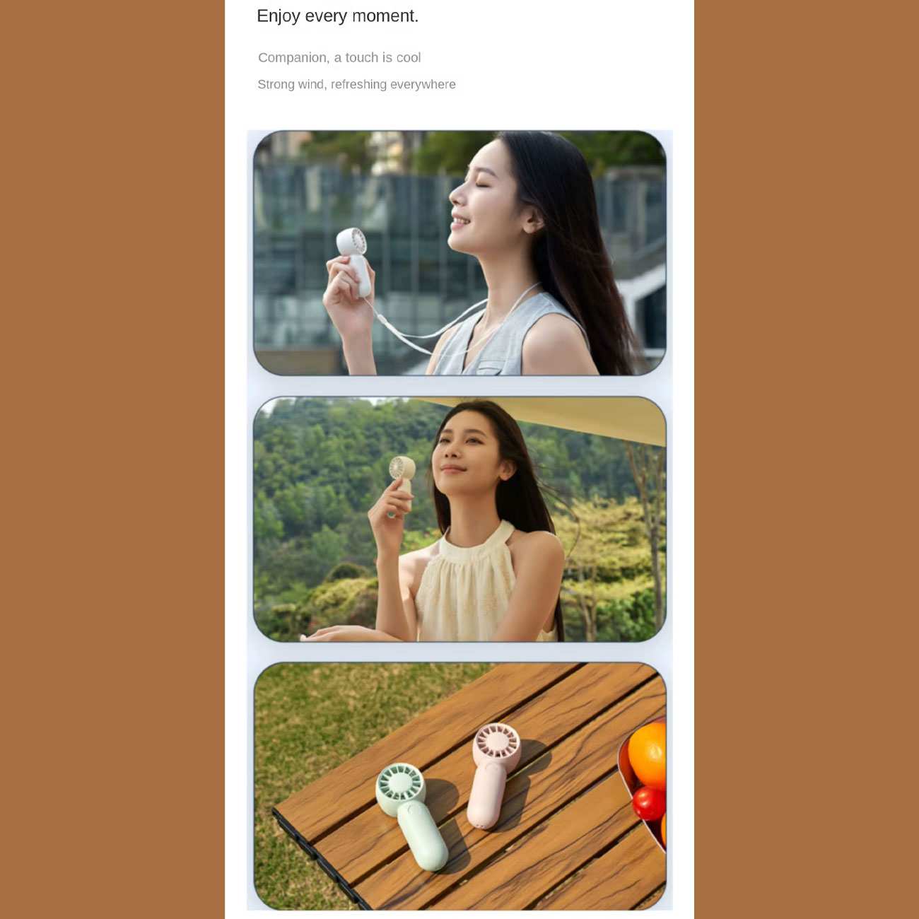 پنکه شارژی دستی کوالیتل Qualitell Y6