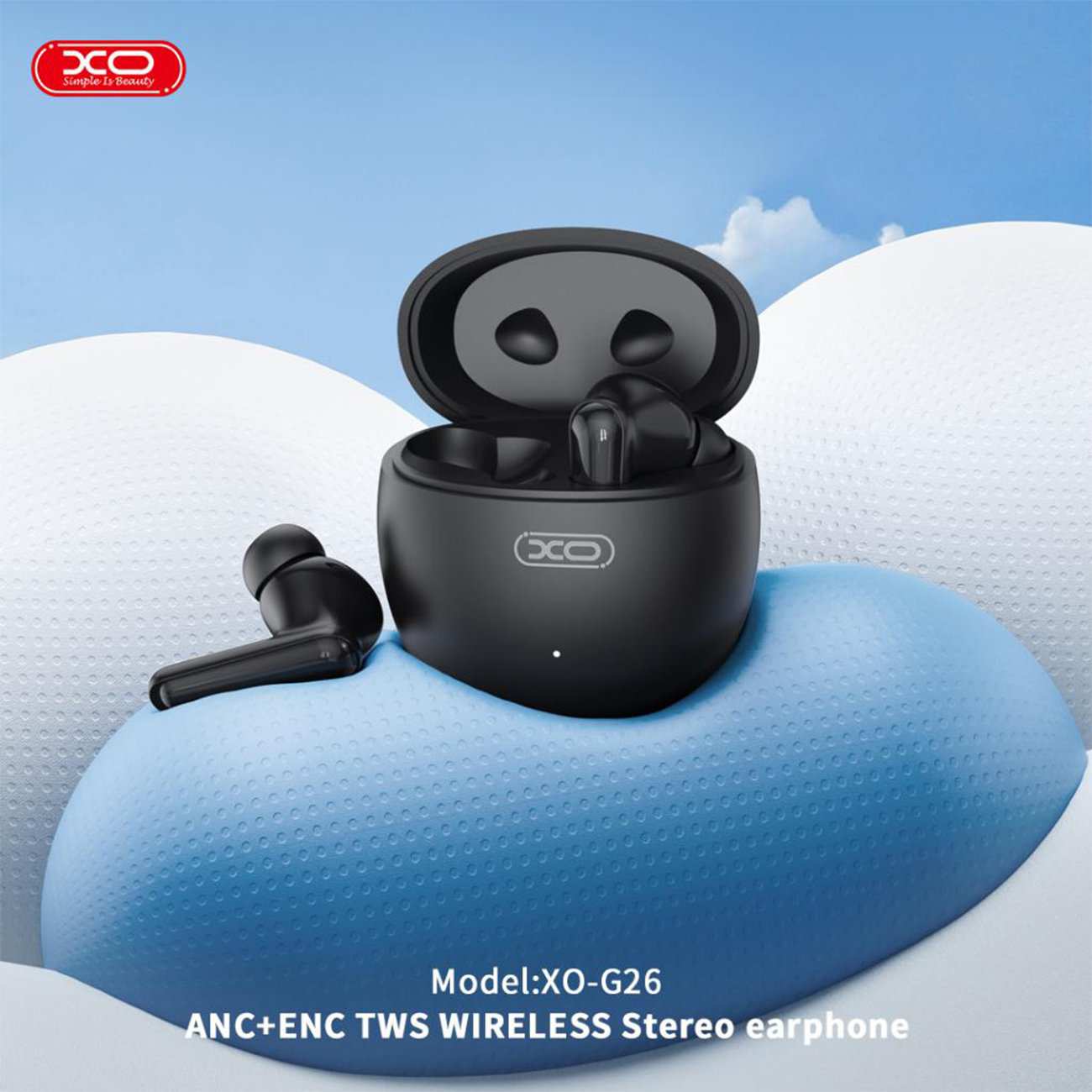 هندزفری بلوتوثی 5.3 نویز کنسلینگ فعال ایکس او G26